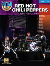 Red Hot Chili Peppers. (Guitar Play-Along Volume 153). By The Red Hot Chili Peppers. For Guitar. Guitar Play-Along. Softcover with CD. Guitar tablature. 72 pages. Published by Hal Leonard.

The Guitar Play-Along Series will assist you in learning to play your favorite songs quickly and easily. Just follow the tab, listen to the CD to hear how the guitar should sound, and then play along using the separate backing tracks. The melody and lyrics are also included in the book in case you want to sing, or to simply help you follow along. The audio CD is playable on any CD player, and also enhanced so Mac & PC users can adjust the recording to any tempo without changing pitch!

Includes 9 of the Chili Peppers' very best: The Adventures of Rain Dance Maggie • By the Way • Californication • Can't Stop • Dani California • Scar Tissue • Suck My Kiss • Tell Me Baby • Under the Bridge.