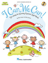 I Can, We Can!. (Fun Songs for Learning Essential Sight Words). By John Jacobson and Mark A. Brymer. For Choral (REPRO COLLECT UNIS BOOK/CD). Collections. Book with CD. 64 pages. Published by Hal Leonard.

Reading is one of the most critical skills taught in school. An essential goal in developing this skill is making sure students are completely proficient with Sight Words. The popular “Sing and Learn” series from Hal Leonard presents I Can, We Can – a creative and motivational resource that uses music to reinforce the learning of essential sight words. The Activity Songbook/Listening CD features reproducible song melodies, movement suggestions, activities and games – all presented in a sequential teaching format. Reproducible song pictures with highlighted Sight Words and illustrations are also included for additional learning reinforcement. The enclosed Listening CD provides song recordings to listen and sing-along. A CD-ROM is also available, either separately or in a Classroom Kit with the Activity Songbook/Listening CD. This Enhanced CD-ROM includes song recordings with singers and without, and printable PDFs of singer melodies, full color song pictures, piano accompaniments, activities and artwork. Fun learning through music! Available separately: Activity Songbook/Listening CD, Enhanced CD and Classroom Kit. Lessons and activities by Elizabeth Shier; with special thanks to Sarah Giordano for her creative input. Suggested for grades PreK-1.

Song List:

    A Rainbow
    Go To The Zoo
    I Can, We Can
    I Have A Name
    I Like To Ride
    I Roll The Ball
    In My Backpack
    L-i-k-e
    We Go!
    We Like To Move
    What Is This For?