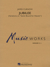 Jubilee (Variations on Saints Bound for Heaven) by James Curnow. For Concert Band (Score & Parts). MusicWorks Grade 3. Grade 3. Published by Hal Leonard.

Based on the “shaped note” melody “Saints Bound for Heaven,” Jubilee.

Instrumentation:

- PICCOLO 2 pages - FLUTE 2 pages - OBOE 2 pages - BB CLARINET 1 2 pages - BB CLARINET 2 2 pages - BB CLARINET 3 2 pages - EB ALTO CLARINET 2 pages - BB BASS CLARINET 2 pages

- EB ALTO SAXOPHONE 1 3 pages - EB ALTO SAXOPHONE 2 2 pages - BB TENOR SAXOPHONE 2 pages - EB BARITONE SAXOPHONE 2 pages - BB TRUMPET 1 2 pages - BB TRUMPET 2 2 pages

- BB TRUMPET 3 2 pages - F HORN 1 2 pages - F HORN 2 2 pages - TROMBONE 1 2 pages - TROMBONE 2 2 pages - BARITONE B.C. 2 pages - BARITONE T.C. 2 pages - TUBA 2 pages

- STRING BASS 2 pages - PERCUSSION 1 2 pages - PERCUSSION 2 2 pages - TIMPANI 2 pages - FULL SCORE 32 pages - BASSOON 1 2 pages - BASSOON 2 2 pages - TROMBONE 3 2 pages

- MALLET PERCUSSION 1 2 pages - MALLET PERCUSSION 2 2 pages.