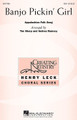 Banjo Pickin' Girl. For Choral (SSA). Henry Leck Creating Artistry. 16 pages. Published by Hal Leonard.

Use your community network to find a banjo player and add some Appalachian flavor to your concert with this fresh setting! A fun novelty feature with banjo and percussion, you can supplement it further with guitar, mandolin and bass, or just use piano to imitate the bluegrass sounds. A great showcase for SSA choirs in middle school and up!

Minimum order 6 copies.