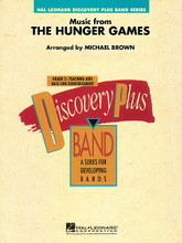 Music from The Hunger Games by James Newton Howard. Arranged by Michael Brown. For Concert Band (Score & Parts). Discovery Plus Concert Band. Grade 2. Score and parts. Published by Hal Leonard.

From the blockbuster film The Hunger Games, here is an effective setting of the main themes from the soundtrack carefully scored for young players. The power and emotion from the film really comes through in this easy arrangement.

Song List:

    Horn Of Plenty
    Rue's Farewell