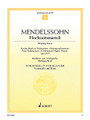 Wedding March - Op. 61, No. 9 from A Midsummer Night's Dream (Hochzeitsmarsch). By Felix Bartholdy Mendelssohn (1809-1847). Arranged by Wolfgang Birtel. For Piano Accompaniment, Violoncello. Schott. Softcover. 12 pages. Schott Music #ED09933. Published by Schott Music.

A wedding without a famous wedding march – unimaginable! Wagner's 'Bridal Chorus' from 'Lohengrin' and Mendelssohn's 'Wedding March' from the incidental music of 'A Midsummer Night's Dream' vie for the favour of bridal couples and wedding parties. If, however, the music shall be festive, Mendelssohn's background music for the wedding ceremony remains first choice. In order that the march cannot only be performed with the organ but also with a melodic instrument with piano (or organ) accompaniment, the present editions provide easy-to-play arrangements.