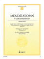 Wedding March, Op. 61, No. 9 from Shakespeare's A Midsummer Night's Dream (Flute and Piano). By Felix Bartholdy Mendelssohn (1809-1847). Edited by Wolfgang Birtel. For Flute, Piano Accompaniment (Score and Solo Part). Schott. Softcover. 16 pages. Schott Music #ED09934. Published by Schott Music.

New solo instrumental arrangements of the well-loved original orchestral piece written in 1843.