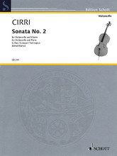 Sonata No. 2 in G Major (Violoncello and Piano (Basso ad lib.)). By Giovanni Battista Cirri. Edited by Rainer Mohrs and Wolfgang Birtel. For Cello, Basso Continuo, Piano Accompaniment (Score and Solo Part). Schott. Softcover. 20 pages. Schott Music #CB244. Published by Schott Music.

A busy cello virtuoso, Giovanni Battista Cirri (1724 - 1808) also found time to compose concertos, sonatas, chamber music, and occasional orchestral and sacred works. Sonata No. 2 in G Major is perfectly suitable for beginner's lessons. This edition features an easy piano part that can be played by student pianists. Includes basso part.