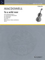 To a Wild Rose (from Woodland Sketches, Op 51, No. 1 Four Violoncellos, Score and Parts). By Edward MacDowell (1861-1908). Arranged by Wolfgang Birtel. For Cello, Cello Ensemble. Schott. Softcover. Schott Music #CB232. Published by Schott Music.

Composed in 1896, while MacDowell was in Boston, Woodland Sketches are among the best known of the American composers piano works. The famous first piece from opus 51, “To a Wild a Rose,” has been adapted here for cello quartet and piano trio.