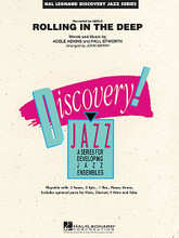 Rolling in the Deep by Adele Adkins and Paul Epworth. Arranged by John Berry. For Jazz Ensemble (Score & Parts). Discovery Jazz. Grade 1.5. Published by Hal Leonard.

Singing superstar Adele has taken the pop charts by storm, and here is a very effective arrangement of her #1 hit for beginning jazz ensembles. John Berry effectively gives each section important parts to play, and there are no solos required. Fun to play and quick to learn.