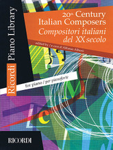 20th Century Italian Composers (for Piano). By Various. Edited by Alfonso Alberti. For Piano. MGB. Softcover. 72 pages. Ricordi #R140727. Published by Ricordi.

Ten intermediate-level pieces by modern Italian composers. Includes works by Busoni, Casella, Castelnuovo-Tedesco, Petrassi, Respighi, Rota, and others. With a detailed introduction and notes on each piece.