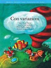 Con Variazioni (Easy Piano Pieces). Edited by Ágnes Lakos and . For Piano. EMB. Softcover. 52 pages. Editio Musica Budapest #Z14801. Published by Editio Musica Budapest.

21 accessible piano works with variations. Includes music by A. Scarlatti, Kuhlau, Handel, Pachelbel, Purcell, Haydn, Czerny, and others. Intermediate Level.