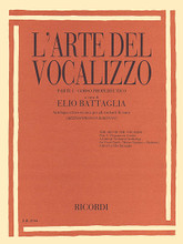 The Art of the Vocalise - Part I (Mezzo-Soprano / Baritone). By Various. Edited by Elio Battaglia. For Baritone, Mezzo-Soprano. MGB. Softcover. Ricordi #RER2944. Published by Ricordi.

A critical-technical anthology for vocal study. Preparatory course.