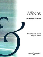 Six Pieces for Harp. (or Piano). By David Watkins. For Harp, Piano (Harp). Boosey & Hawkes Chamber Music. 12 pages. Boosey & Hawkes #M060081705. Published by Boosey & Hawkes.
Product,55585,Christmas Harp Collection"