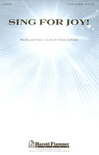 Sing for Joy! by Ruth Elaine Schram. For Choral (SATB, OPT. ORGAN CHIMES OR HB). Harold Flammer Christmas. Octavo. 12 pages. Published by Shawnee Press.

Uses: Advent

Scripture: Psalm 98; Isaiah 52:7-10

Another in the continuing series celebrating the candles of Advent, this cheerful anthem shines joy into the sanctuary. A lightly syncopated theme drives the energy of the piece forward, and the simple yet profound message looks toward the birth of Jesus. As is the case with all pieces in this series, the music is well crafted and arranged for the success of your ensemble. Use the easy handbells for a special touch! Handbell part included (2 octaves). Duration: ca. 1:51.

Minimum order 6 copies.