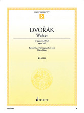 Walzer D Minor Op. 54 No. 7 (Piano Solo). By Antonin Dvorák and Antonin Dvor. Edited by Klaus Döge and Klaus D. For Piano. Schott. Softcover. 7 pages. Schott Music #ED09946. Published by Schott Music.