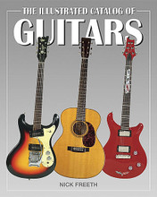 The Illustrated Catalog of Guitars. Book. Hardcover. 258 pages. Published by Hal Leonard.

This book introduces the reader to 250 guitars of all types from the early acoustic archtop designs of the Gibson L-5 in the last 1920s, through the National resonators of the 1930s, the hollow body electric Gibsons of the 1950s, the solid body Fenders of the 1960s to the exoskeletal carbon and glass fiber of the Parker Fly of the 1990s. Each entry has a clear color photograph of the guitar together with a detail shot featuring a point of particular interest of that instrument along with a description and a technical specification. It is arranged in alphabetical order by maker's name and coded by the type of guitar.