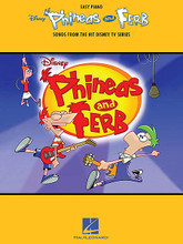 Phineas and Ferb. (Songs from the Hit Disney TV Series). By Various. For Piano/Keyboard. Easy Piano Songbook. Softcover. 96 pages. Published by Hal Leonard.

Easy piano arrangements of more than two dozen tunes featured in the hit Disney Channel animated series whose music has been nominated for multiple Emmy Awards. Includes: Ain't Got Rhythm • Backyard Beach • Busted • Chains on Me • Gitchee Gitchee Goo • He's a Bully • I Love You Mom • My Nemesis • Perry the Platypus Theme • Queen of Mars • S.I.M.P. (Squirrels in My Pants) • Today Is Gonna Be a Great Day • Truck Drivin' Girl • and more! Features a special section of full-color art from the show!