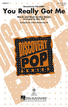 You Really Got Me (Discovery Level 2). By The Kinks and Van Halen. Arranged by Mac Huff. For Choral (TB). Discovery Choral. 12 pages. Published by Hal Leonard.

From the iconic opening guitar riff, this 1964 pop hit by the Kinks has retained its popularity to the present day. This setting for younger choirs maintains all the power and emotion of the original, and gives today's kids a chance to experience the music that Rolling Stone named one of the 500 top songs of all time. Available separately: 3-Part Mixed, TB, VoiceTrax CD. Duration: ca. 2:00.

Minimum order 6 copies.