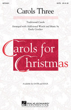 Carols Three ((Medley)). Arranged by Emily Crocker. For Choral (SATB). Sacred Christmas Choral. 12 pages. Published by Hal Leonard.

Here is a tapestry of carols that you will perform again and again! Opening brightly with a mixed meter choral fanfare, it then moves into a smooth and unhurried verse and chorus of “Angels We Have Heard on High,” followed by “Lo, How a Rose E'er Blooming” and culminating with a joyful “Hark! The Herald Angels Sing.” It can be performed with piano or a cappella, making it especially useful for community performances. Available separately: SATB, SSAA. Duration: ca. 3:20.

Minimum order 6 copies.