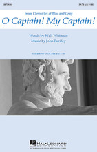 O Captain! My Captain! by John Purifoy. For Choral (SATB). Choral. 12 pages. Published by Hal Leonard.

This striking setting of the Walt Whitman homage to the slain Abraham Lincoln opens with a bugle-like choral call and somber procession, before moving into a more pulsating accompaniment pattern, building to a full-voiced high point and gradually fading away, as if into the distance. Available separately SATB, SAB and TTBB. Duration ca. 3:40.

Minimum order 6 copies.