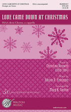 Love Came Down at Christmas by Edwin Fissinger (1920-). Arranged by Mary K. Geston. For Choral (SSAA A Cappella). Walton Choral. 8 pages. Walton Music #WW1469. Published by Walton Music.

A great arrangement for women's voices of Edwin Fissinger's much loved composition. With Christina Rossetti's poem lending its warmth to the wondrous Christmas message, this is an excellent selection for choirs wanting quality material for their holiday concert. Duration: ca. 2:25.

Minimum order 6 copies.