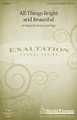 All Things Bright And Beautiful arranged by Anna Laura Page. For Choral (Unison/2-Part Treble). Harold Flammer WorshipSongs Jr. 12 pages. Published by Shawnee Press.

Uses: General

Scripture: Genesis 1; Psalm 104:24-31

This delightful setting of the cherished hymn, All Things Bright and Beautiful, makes a splendid selection for older elementary choirs or any choir of unison or 2-part voices. After singing the familiar ROYAL OAK tune on stanza 1, a new melody spotlights stanza 2. The two melodies join together on stanza 3 in traditional partner-song fashion before concluding with a final restatement of the timeless refrain. Optional flute and finger cymbals sweetly compliment the piano accompaniment during the song's introduction, interludes, and conclusion. Available separately: Unison/2-Part Treble, CelebrationTrax CD. Duration: ca. 3:45.

Minimum order 6 copies.