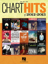 Chart Hits of 2012-2013 by Various. For Piano/Vocal/Guitar. Piano/Vocal/Guitar Songbook. Softcover. 120 pages. Published by Hal Leonard.

16 of the year's biggest hits: The A Team • As Long as You Love Me • Blow Me (One Last Kiss) • 50 Ways to Say Goodbye • Ho Hey • I Knew You Were Trouble. • I Won't Give Up • It's Time • Little Talks • Live While We're Young • Locked Out of Heaven • One More Night • Skyfall • Some Nights • Too Close • We Are Never Ever Getting Back Together.