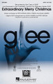 Extraordinary Merry Christmas by Glee Cast. By Adam Anders, Peer Astrom, and Shelly Peiken. Arranged by Mark A. Brymer. For Choral (SATB). Secular Christmas Choral. 12 pages. Published by Hal Leonard.

The title of Glee's Season 3 Christmas episode, the New Dimensions Glee Club faces a dilemma when they agree to perform at two different events scheduled at the same time – certainly a situation every choir director can appreciate! This effervescent original song will add just the perfect amount of holiday sparkle to your season! Available separately: SATB, 3-Part Mixed, SSA, 2-Part, ShowTrax CD. Rhythm parts available as a digital download (syn, gtr, b, dm). Duration: ca. 3:45.

Minimum order 6 copies.