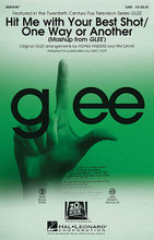 Hit Me With Your Best Shot/One Way or Another ((Mash-up from Glee)). By Blondie, Glee Cast, and Pat Benatar. By Deborah Harry, Eddie Schwartz, and Nigel Harrison. Edited by Mac Huff. Arranged by Adam Anders and Peer Astrom. For Choral (SAB). Pop Choral Series. 16 pages. Published by Hal Leonard.

Here is a powerhouse mash-up of One Way or Another (Blondie) and Hit Me With Your Best Shot (Pat Benatar) that was featured in Season 3 of Glee. With the on-screen dodge ball game symbolically representing the rivalry between two show choirs, this super arrangement will give all choirs an opportunity to show off their best action moves with two great classic rock songs! Available separately SATB, SAB, 2-Part and ShowTrax CD. Rhythm Parts available as a digital download (syn, gtr, b, dm).

Minimum order 6 copies.