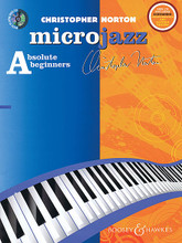 Microjazz for Absolute Beginners. (New Edition for Piano). For Piano/Keyboard. BH Piano. Softcover with CD. 22 pages. Boosey & Hawkes #M060122569. Published by Boosey & Hawkes.

Now available with CD, and with content broken down into bite-size chapters! The process of learning to play keyboard just got simpler with this instruction book, which takes first-time players steadily through basic keyboard technique and theory using simple pieces in popular styles such as jazz, blues, rock 'n' roll and reggae. Each piece is complemented by a distinctive Microjazz-style accompaniment to be played by a teacher or intermediate pianist transforming even the easiest tunes into unmistakable Microjazz pieces. Couple these with the newly-recorded backing tracks and you will hear the unique sound world of Microjazz come alive right from the very first lesson.