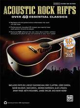 Acoustic Rock Riffs. (Over 40 Essential Classics). By Various. For Guitar. Authentic Guitar TAB; Book; CD; Guitar Mixed Folio; Guitar TAB; Play-Along. Guitar Book. Acoustic; Rock. Softcover with CD. Guitar tablature. 56 pages. Hal Leonard #38862. Published by Hal Leonard.