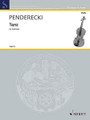 Tanz. (Viola Solo). By Krzysztof Penderecki (1933-). For Viola. String Solo. Softcover. 4 pages. Schott Music #VAB75. Published by Schott Music.

Transcribed from the original work for violin solo. 2 minutes.