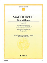 To a Wild Rose, Op. 51, No. 1 (Cello and Piano). By Edward MacDowell (1861-1908). Arranged by Wolfgang Birtel. For Cello, Piano Accompaniment. String. Softcover. 6 pages. Schott Music #ED09909. Published by Schott Music.

MacDowell's well-known melody from piano work Woodland Sketches is now available in arrangements for flute, clarinet, violin, and cello.