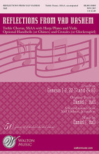 Reflections from Yad Vashem by Daniel J. Hall. For Choral, Harp, Piano, Viola (SSAA). Walton Choral. Walton Music #WW1507. Published by Walton Music.

A major work for a mature, larger women's choir, the concept of this piece is inspired by the composer's never-forgotten visit to the Yad Vashem Centre in Israel. The combined text is from Genesis, original text by the composer, and names of children of the Holocaust. Both dramatic and intimate, this work would be an important experience for your choir and the audience alike. Instrumental accompaniment (score and parts) available separately (harp, piano, viola, handbells or chimes, crotales). Duration: ca. 7:20.

Minimum order 6 copies.