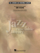 Sir Duke by Stevie Wonder. By Stevie Wonder. Arranged by Michael Philip Mossman. For Jazz Ensemble (Score & Parts). Jazz Ensemble Library. Grade 4. Score and parts. Published by Hal Leonard.

In 1977 Stevie Wonder was in his prime and “Sir Duke” was on top of the charts. Michael Mossman takes this familiar hit and adds his own unique touch. The middle section goes into a double time swing and includes a solo for tenor sax, a soli for the saxes, and also a drum break. All the familiar lines from the original are still there too.