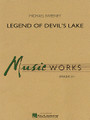 Legend of Devil's Lake by Michael Sweeney. For Concert Band (Score & Parts). MusicWorks Grade 2. Grade 2.5. Published by Hal Leonard.

Depicting an ancient tale of battle between water serpents and giant thunderbirds, Michael's dramatic work for young players provides plenty of imagery amid the dark sonorities and driving percussion contrasted with delicate melodies and rich harmonic textures. This multi-style composition provides an engaging and rewarding work for concert or festival. Dur: 5:10.