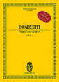 String Quartets Nos. 1-6 (Study Score). By Gaetano Donizetti (1797-1848). Arranged by Giuseppe Pascucci. For String Quartet (Study Score). Schott. Softcover. 146 pages. Schott Music #ETP1413. Published by Schott Music.