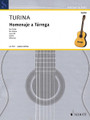 Homenaje a Tarrega Op. 69 (Guitar). By Joaquin Turina (1882-1949). Edited by Marian Alvarez Benito. For Guitar (Guitar). Schott. Softcover. 12 pages. Schott Music #GA549. Published by Schott Music.