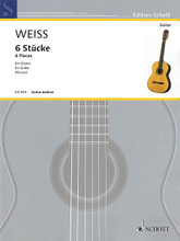 6 Pieces (Guitar). By Silvius Leopold Weiss. Edited by Ansgar Krause. For Guitar. Schott. Softcover. 20 pages. Schott Music #GA554. Published by Schott Music.
Product,56214,Suite Linfidèle (London Manuscript No. 23 Guitar)"