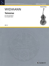 Teiresias. (Score and Parts). By Jörg Widmann and J. For Double Bass (Score & Parts). Schott. Softcover. 44 pages. Schott Music #KBB13. Published by Schott Music.