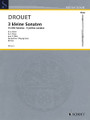 3 Little Sonatas. (Performance Score). By Louis Drouet. For Flute Duet. Schott. Softcover. 36 pages. Schott Music #FTR213. Published by Schott Music.