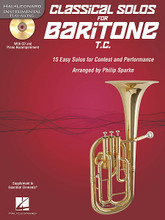 Classical Solos for Baritone (15 Easy Solos for Contest and Performance). Arranged by Philip Sparke. For Baritone, Baritone T.C. (Baritone Treble Clef). Instrumental Folio. Grade 1. Book with CD. 16 pages. Published by Anglo Music Press.
Product,56238,Classical Solos for Trumpet"