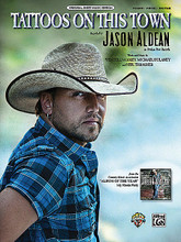 Tattoos on This Town. (Original Sheet Music Edition). By Jason Aldean. By Michael Dulaney and Wendell Mobley. For Piano/Vocal/Guitar. Artist/Personality; Piano/Vocal/Chords; Sheet; Solo. Piano Vocal. Country. 12 pages. Alfred Music Publishing #39059. Published by Alfred Music Publishing.

Jason Aldean entertains us with an inviting melody and intriguing story line on this mid-tempo Country Chart hit from the Country Music Association's Album of the Year, My Kinda Party.