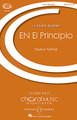 En El Principio. (CME Latin Accents). By Stephen Hatfield. For Choral (SATB). Latin Accents. 20 pages. Boosey & Hawkes #M051480326. Published by Boosey & Hawkes.

Written for SATB choir, solo, two had percussion players and string bass, composer Hatfield mixes Spanish and English texts and explores how a community supports and nourishes an individual, even as the individual inspires the community. Coining a new musical style with the piece that he calls “Middle-East Latin” the music mixes choral counterpoint and a percussive dance groove that will surely become infectious to both singer and listener. Duration: 4:15.

Minimum order 6 copies.