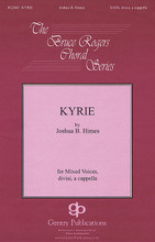 Kyrie by Joshua B. Himes. For Choral (SSATB A Cappella). Gentry Publications. 12 pages. Gentry Publications #JG2443. Published by Gentry Publications.

This ancient Greek prayer asking for God's mercy has been selected for the Bruce Rogers Choral Series. The music is written largely in a homophonic style with shifts in harmony functioning like building blocks of sound. A great festival piece, it will be popular with high school and college choirs.

Minimum order 6 copies.