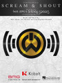 Scream & Shout by will.i.am and Britney Spears. For Piano/Vocal/Guitar. Piano Vocal. 12 pages. Published by Hal Leonard.

This sheet music features an arrangement for piano and voice with guitar chord frames, with the melody presented in the right hand of the piano part as well as in the vocal line.