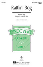 Rattlin' Bog (Discovery Level 2). By Irish Folk Song. Arranged by Cristi Cary Miller. For Choral, Percussion (3-Part Mixed). Discovery Choral. 16 pages. Published by Hal Leonard.

Here's a jaunty setting of the traditional cumulative Irish folksong that uses spoken phrases, body percussion and a few surprises to create a fun and clever concert piece for young singers. Available separately: 3-Part Mixed, 2-Part, VoiceTrax CD. Duration: ca. 2:45.

Minimum order 6 copies.