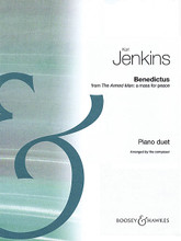 Benedictus from The Armed Man: A Mass for Peace. (Piano Duet). By Karl Jenkins. For 1 Piano, 4 Hands, Piano Duet. BH Piano. Book only. 8 pages. Boosey & Hawkes #M060123757. Published by Boosey & Hawkes.

The Armed Man is a powerful and compelling account of the descent into war and its terrible consequences. This edition of the Benedictus movement for piano duet has been arranged by the composer.