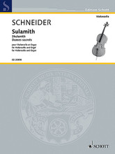 Shulamith. (Danses Sacr). By Enjott Schneider. For Cello, Organ. Schott. Book only. 42 pages. Schott Music #ED20998. Published by Schott Music.
Product,56379,Christmas Lullaby (Grade 2.5)"