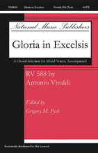 Gloria by Antonio Vivaldi (1678-1741). For Choral (SATB). Fred Bock Publications. 10 pages. Fred Bock Music Company #NM1001. Published by Fred Bock Music Company.