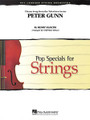 Peter Gunn by Henry Mancini. Arranged by Stephen Bulla. For String Orchestra (Score & Parts). Pop Specials for Strings. Grade 3-4. Published by Hal Leonard.

Instantly recognized as iconic Mancini, Peter Gunn has all the elements for guaranteed audience enjoyment - an insistent bass and piano line; bluesy, brassy licks; one-chord harmony; and space for soloists to stretch out a bit (written ad lib-style solo provided). Now your string orchestra can be a big swing machine!