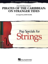 Pirates of the Caribbean: On Stranger Tides arranged by James Kazik. For String Orchestra (Score & Parts). Pop Specials for Strings. Grade 3-4. Published by Hal Leonard.

Johnny Depp and Disney have captivated audiences once again with this fourth installment of high seas adventure and movie magic. Hans Zimmer's famous themes are combined with exciting new music into this spectacular showcase for strings.