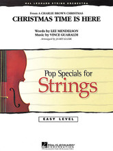 Christmas Time Is Here by Vince Guaraldi. Arranged by James Kazik. For String Orchestra (Score & Parts). Easy Pop Specials For Strings. Grade 2. Published by Hal Leonard.

The tender ballad from A Charlie Brown Christmas is a perfect jazz-flavored choice for younger orchestras. Well-crafted moving lines within the the skilled ensemble writing assure success.